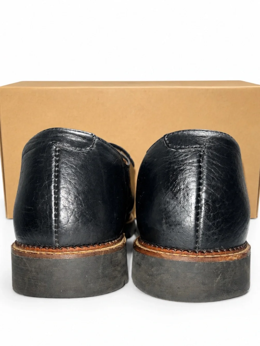 H.S. Trask Gallatin Plain-Toe Blucher Oxford Men’s 12M Vintage USA Made